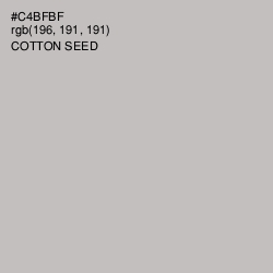 #C4BFBF - Cotton Seed Color Image